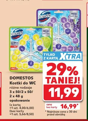 Kostki do WC Domestos promocja w Kaufland