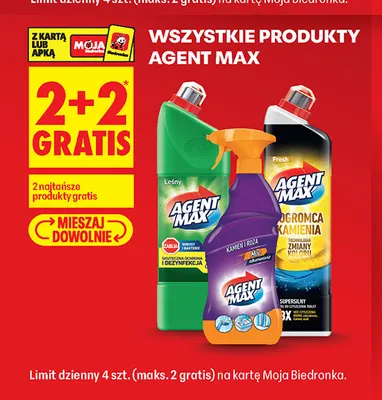 Produkty Agent Max promocja w Biedronka