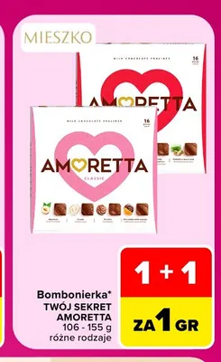Bombonierka Twój Sekret Amoretta Mieszko promocja w Carrefour Market