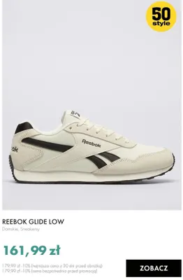 Sneakersy damskie REEBOK GLIDE LOW promocja w 50 style