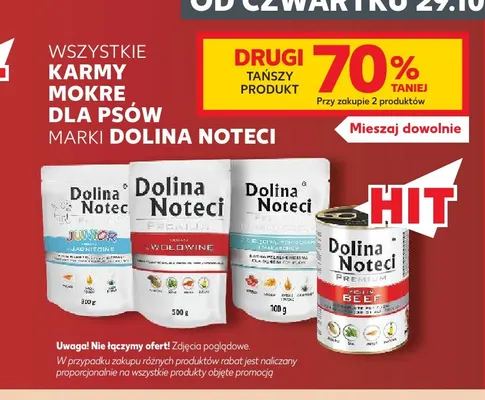 Karmy mokre dla psów marki Dolina Noteci promocja w Kaufland