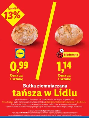 Bułka ziemniaczana promocja w Lidl