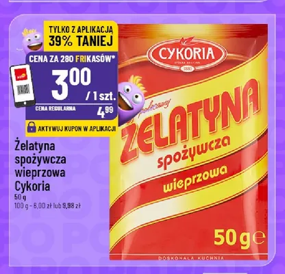 Żelatyna spożywcza wieprzowa Cykoria promocja w POLOmarket