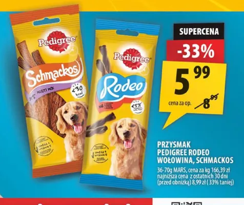 Przysmak Pedigree Rodeo wołowina promocja w Arhelan