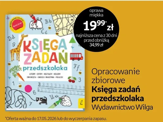 Książka Księga zadań przedszkolaka Opracowanie zbiorowe oprawa miękka promocja w Empik