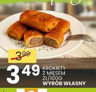 Krokiety z mięsem promocja w Wafelek