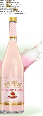 Likier Panna Cotta z maliną promocja w Dino