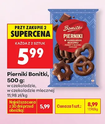 Pierniki w czekoladzie mlecznej promocja w Biedronka