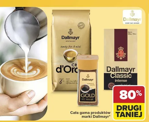 Cała gama produktów marki Dallmayr promocja w Carrefour Market