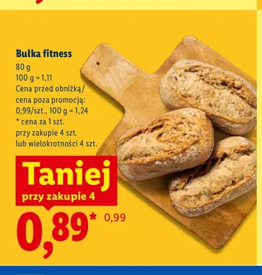 Bułka fitness promocja w Lidl