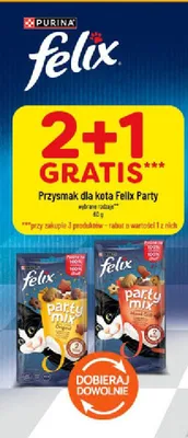Przysmak dla kota Felix Party Mix Original promocja w POLOmarket
