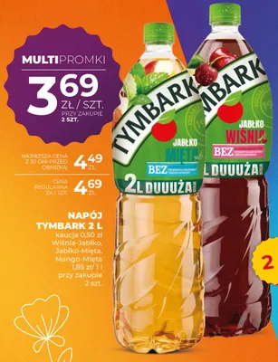 Napój Jabłko-Mięta promocja w Duży Ben