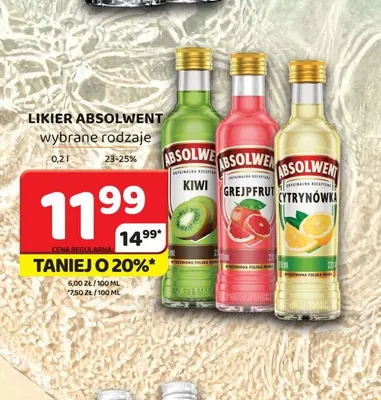 Likier Absolwent Cytrynówka promocja w Delfin