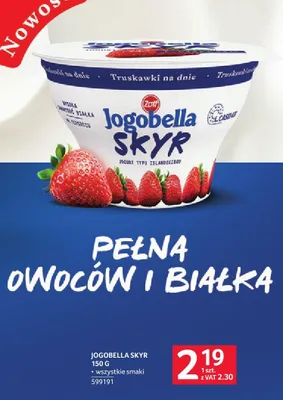Jogurt Jogobella Skyr różne smaki promocja w Selgros