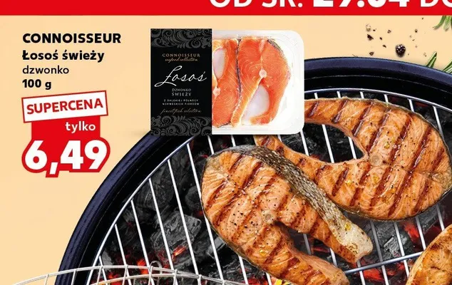 Łosoś świeży dzwonko Connoisseur promocja w Kaufland