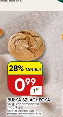 Bułka szlachecka Vandemoortele promocja w Chata Polska