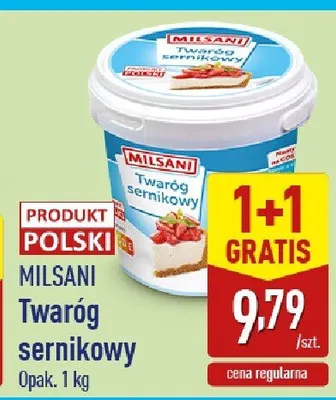 Twaróg sernikowy promocja w Aldi
