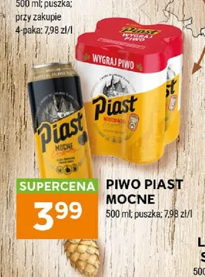 Piwo Piast Mocne 500ml promocja w Stokrotka