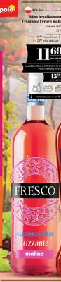 Wino bezalkoholowe Frizzante Fresco malina promocja w POLOmarket