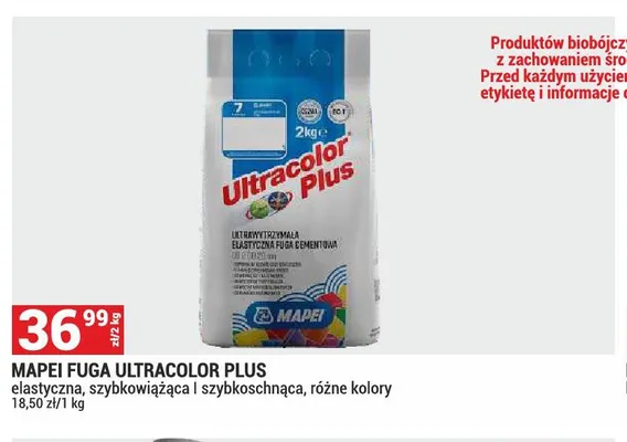 Fuga Mapei Ultracolor Plus promocja w Merkury Market