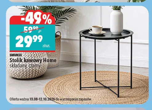 Stolik kawowy Home Smukee promocja w Biedronka Home