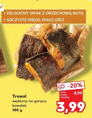 Trewal wędzony na gorąco, kawałek promocja w Kaufland