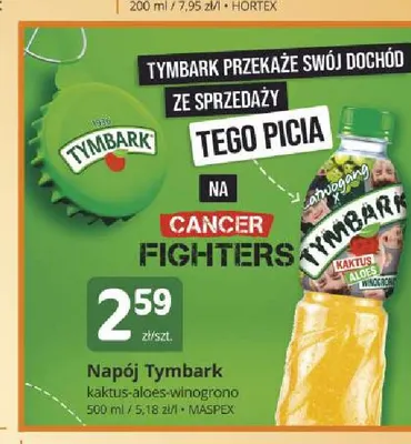 Napój Tymbark kaktus-aloes-winogrono promocja w Marketvita