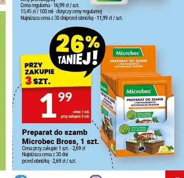 Preparat do szamb Microbec Bros promocja w Twój Market