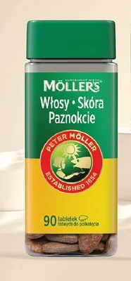 Suplement diety Möller's Włosy Skóra Paznokcie promocja w Rossmann