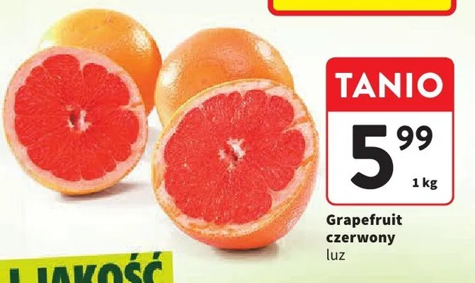 Grapefruit czerwony luz promocja w Intermarche