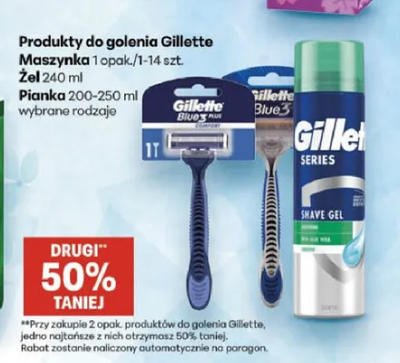 Maszynka do golenia Gillette Blue 3 Plus Comfort promocja w Delikatesy Centrum
