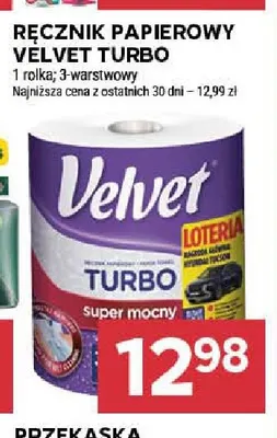Ręcznik papierowy Velvet Turbo promocja w Stokrotka