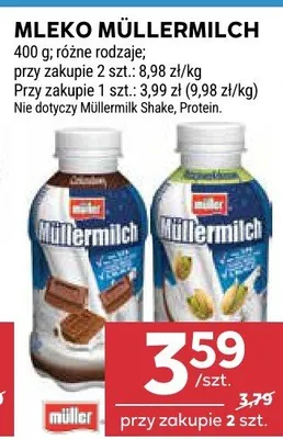 Mleko müllermilch promocja w Stokrotka