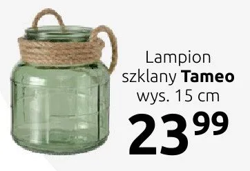 Lampion szklany Tameo promocja w Black Red White