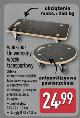 Uniwersalny wózek transportowy promocja w Aldi