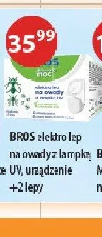 Elektro lep na owady z lampką UV urządzenie + 2 lepy Bros promocja w Drogerie Laboo