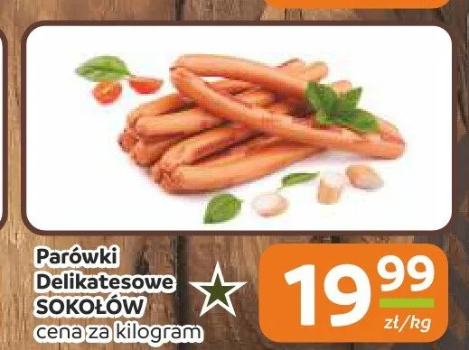 Parówki Delikatesowe Sokołów promocja w Społem Częstochowa