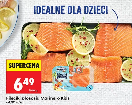 Fileciki z łososia  promocja w Biedronka
