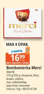 Bombonierka Merci promocja w Leclerc