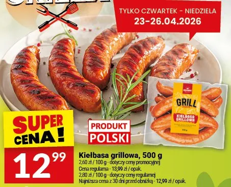 Kiełbasa grillowa promocja w Twój Market