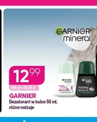 Dezodorant w kulce GARNIER 50ml promocja w Drogerie Koliber