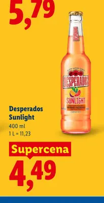 Piwo Desperados Sunlight promocja w Lidl