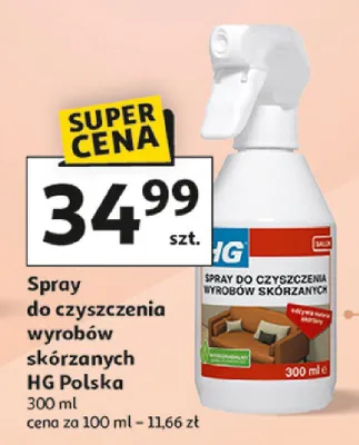 Spray do czyszczenia wyrobów skórzanych promocja w Auchan