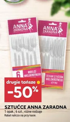 Sztućce Anna Zaradna promocja w Stokrotka