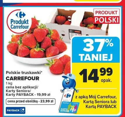 Polskie truskawki Carrefour promocja w Carrefour