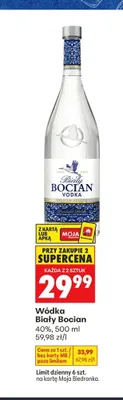 Wódka Biały Bocian promocja w Biedronka