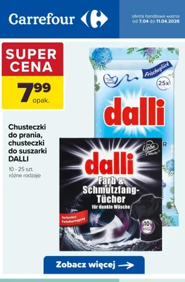 Chusteczki do suszarki Farb & Schmutzfang-Tücher promocja w Carrefour