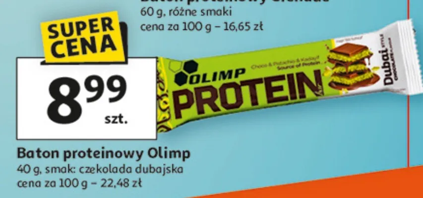 Baton proteinowy Olimp promocja w Auchan