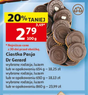 Ciastka Pasja Dr Gerard promocja w Auchan