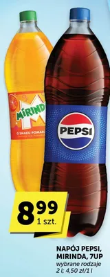Napój Pepsi, Mirinda, 7up promocja w Groszek